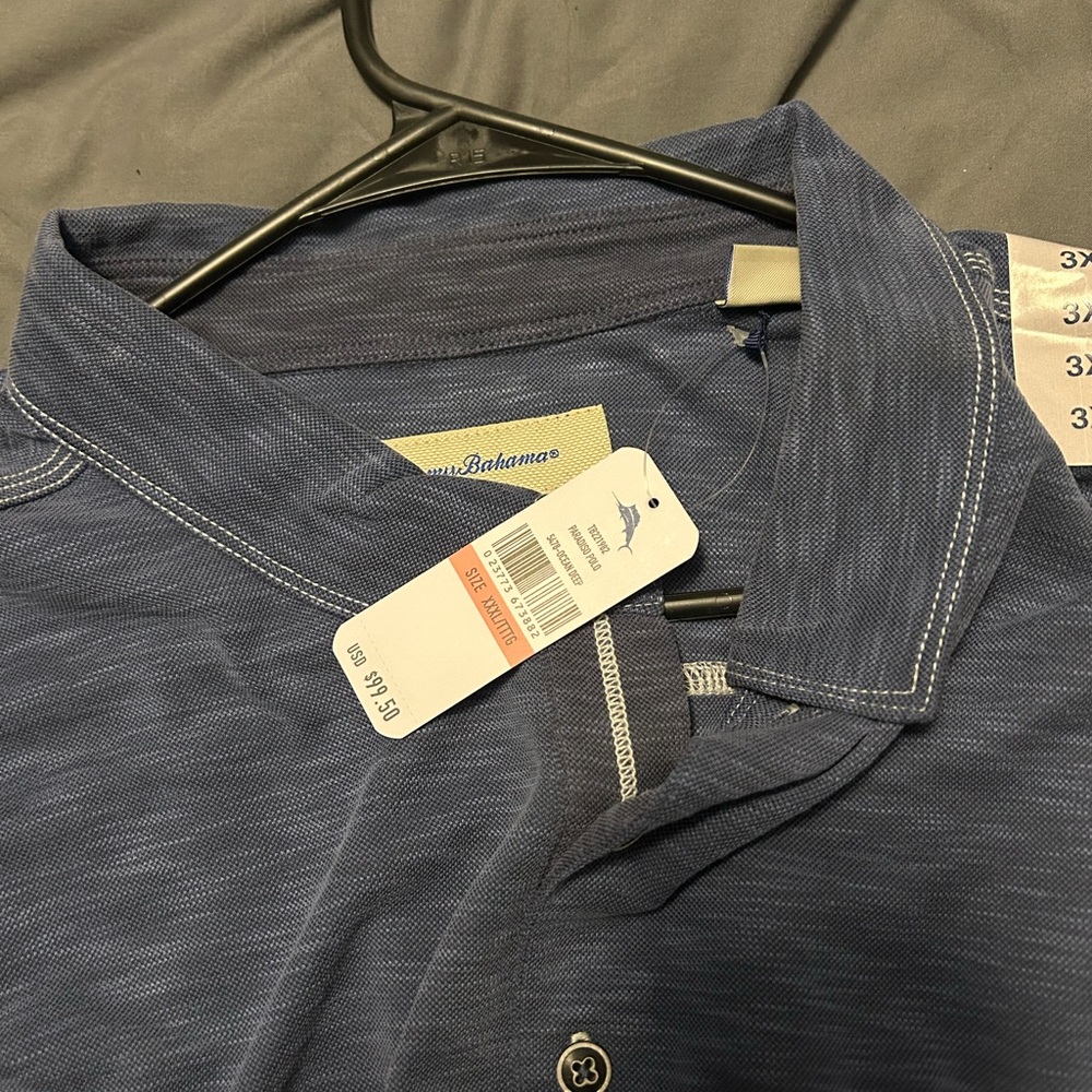 Tommy Bahama Men's Blue Shirt